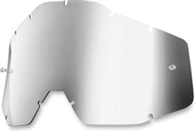 100% Racecraft/Accuri Lens - Mirror Silver