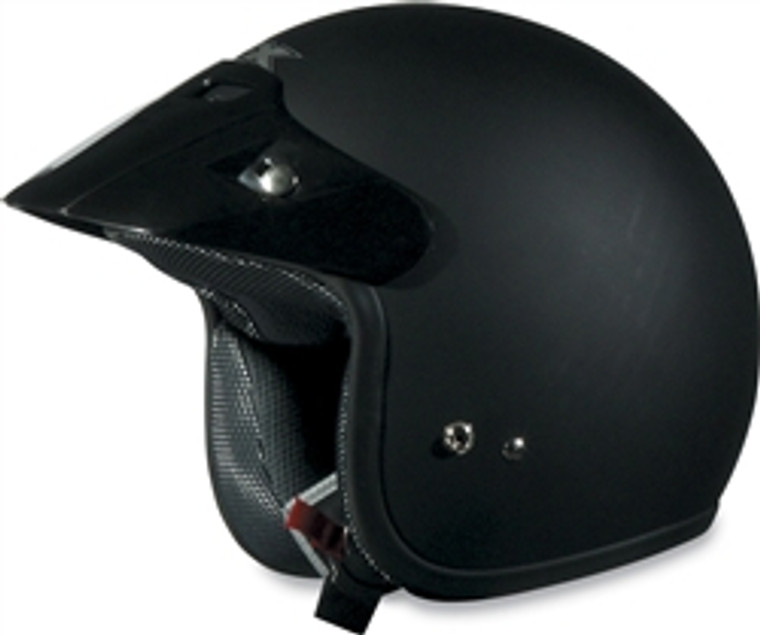 AFX 2014 FX-75 Open Face Helmet - Flat Black
