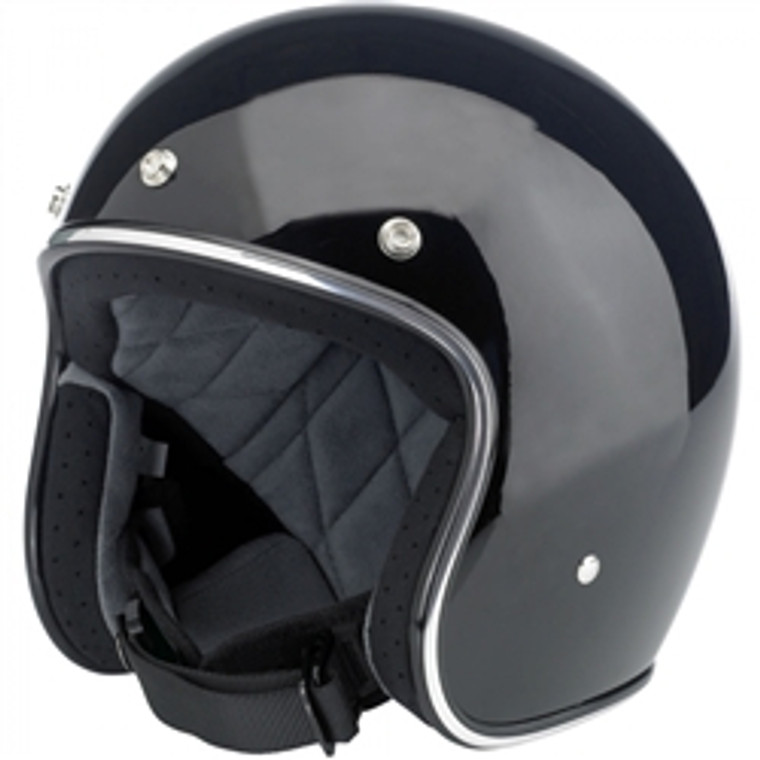 Biltwell 2017 Bonanza Open Face Helmet - Gloss Black