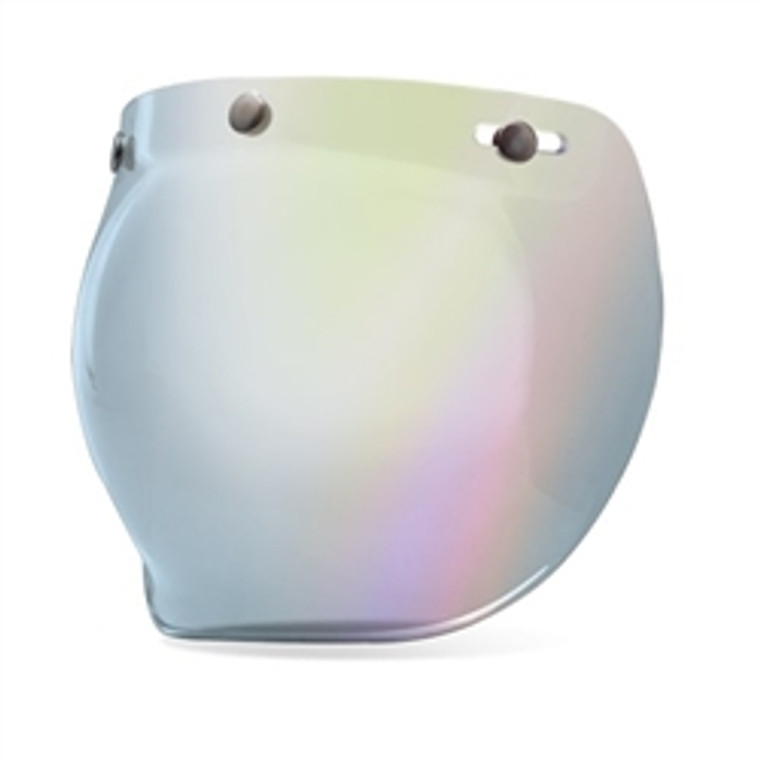 Bell 2017 PS 3-Snap Bubble Shield - Silver Iridium