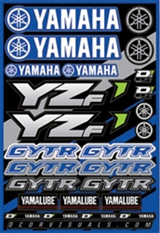 D'Cor 2015 Yamaha Decal Sheet