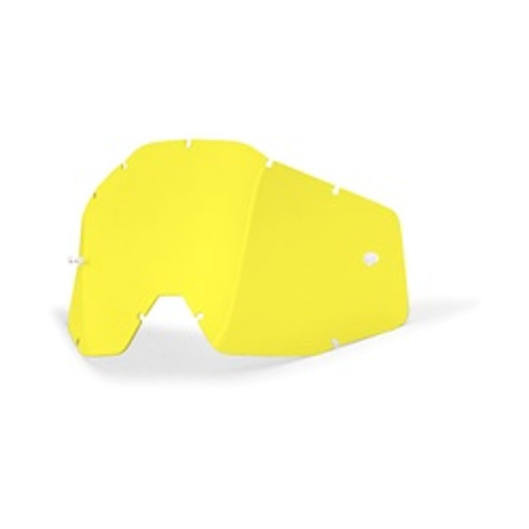 100% Racecraft/Accuri Lens - Yellow