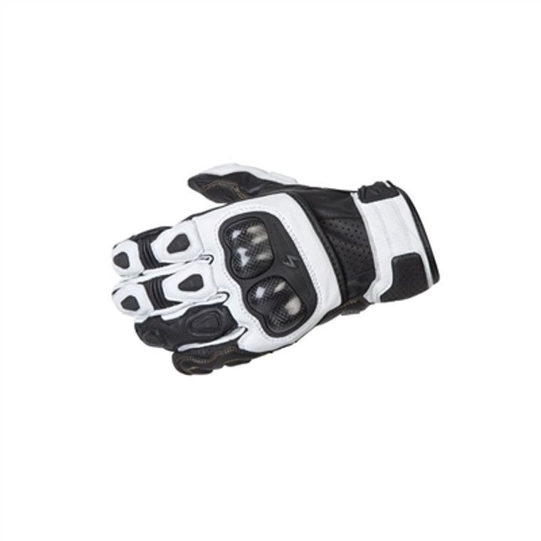 Scorpion 2017 SGS Mark II Short Leather Gloves - White