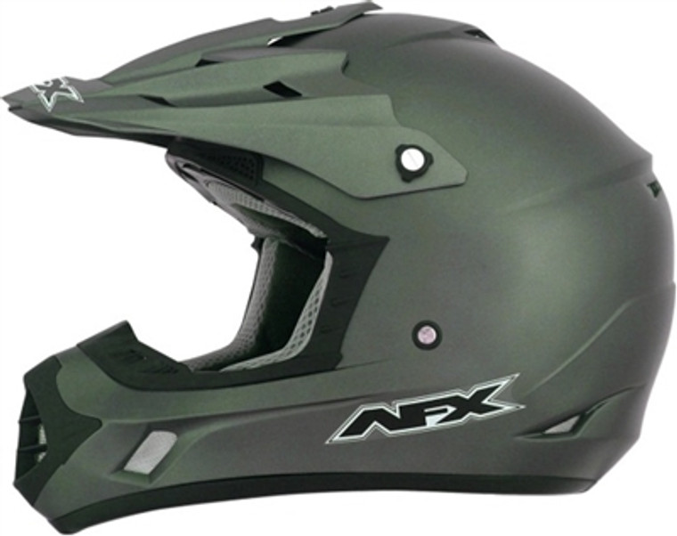 AFX 2016 FX-17 Solids Offroad Helmet - Flat Olive Drab