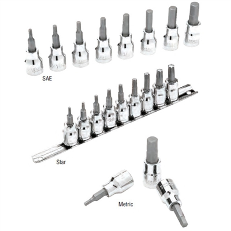 Performance Tool Hex and Star Socket Sets