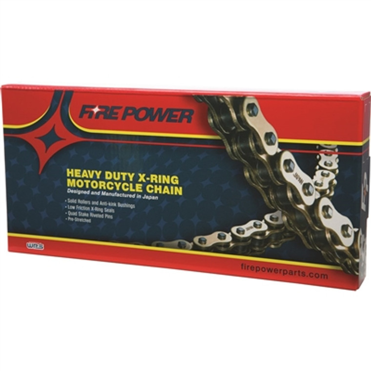 WPS Fire Power Heavy Duty 520 X-Ring Motorcycle Chain