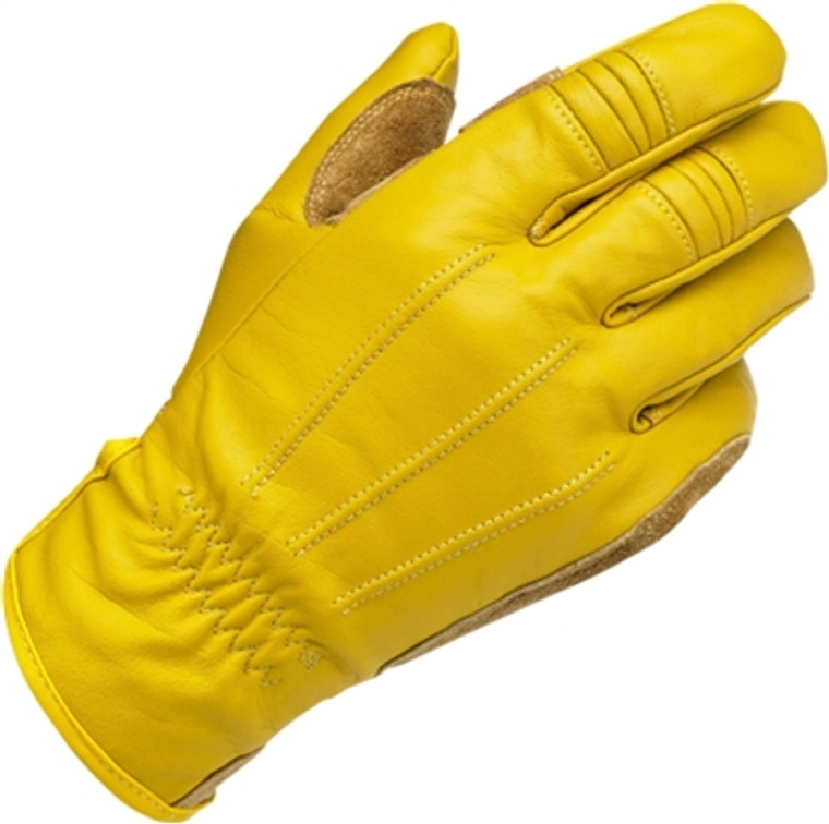 Biltwell 2017 Work Gloves - Gold