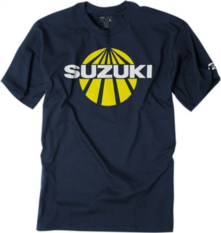 Factory Effex Suzuki Sun Premium T-Shirt - Navy