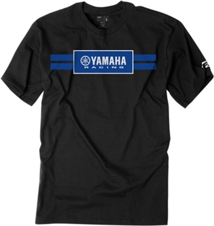 Factory Effex Yamaha Racing Stripe Premium T-Shirt - Black
