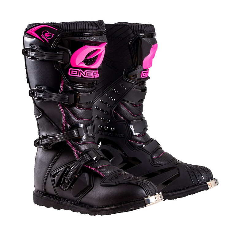 Oneal 2023 Womens Rider Boots - Black/Pink
