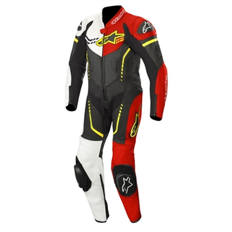 Alpinestars 2019 Youth GP Plus Cup 1PC Leather Suit - Black/White/Red/Yellow