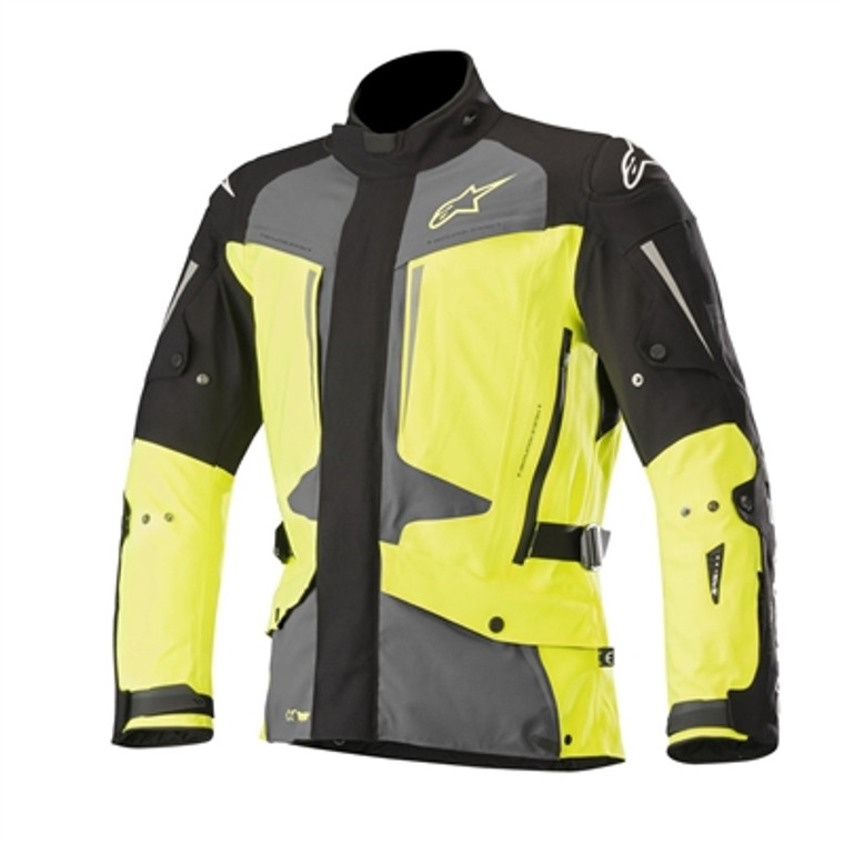 Alpinestars 2019 Yaguara Drystar Adventure Jacket Tech-Air Compatible - Black/Grey/Yellow Fluorescent