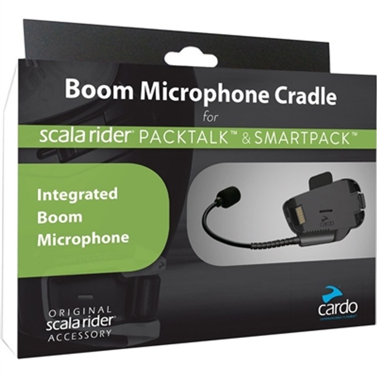 Cardo - Packtalk/Packtalk Slim Hard Boom Audio Kit - SPPT0002