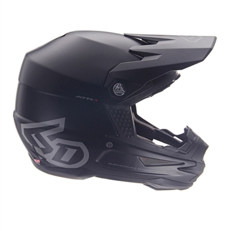 6D 2019 ATR-1 Solid Offroad Helmet - Matte Black