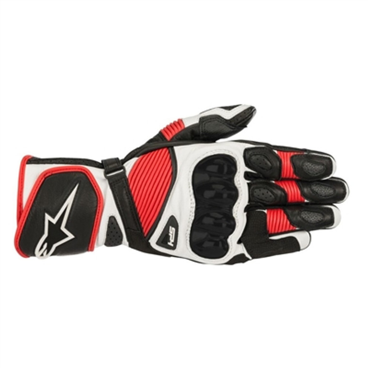 Alpinestars 2019 SP-1 v2 Leather Gloves - Black/White/Red
