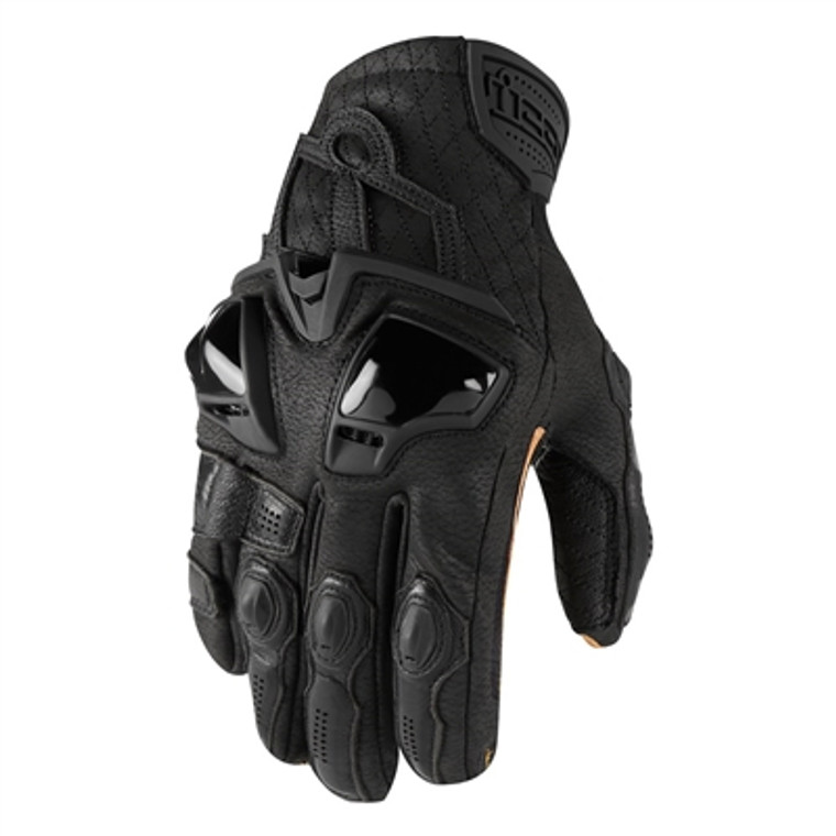 Icon Hypersport Short Gloves - Black