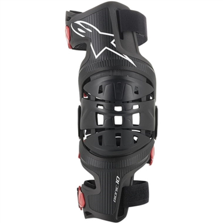 Alpinestars 2019 Bionic-10 Carbon Knee Brace - Right Leg - Black/Red