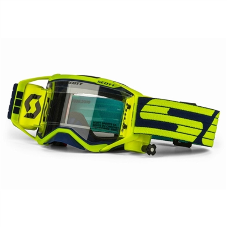 Scott Prospect Works Film System Goggle - Blue/Yellow with Clear Works