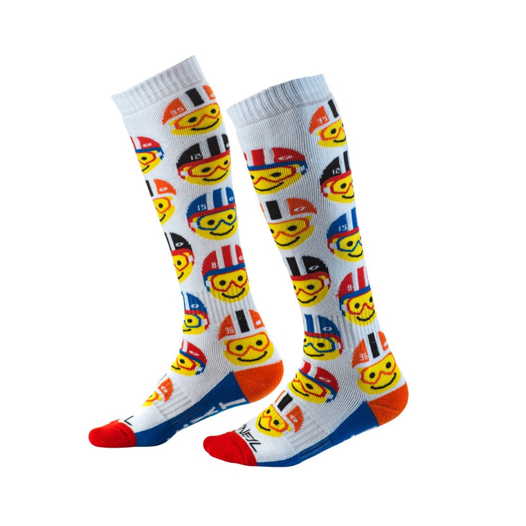 Oneal Youth Pro MX Socks - Emoji Racer Multi