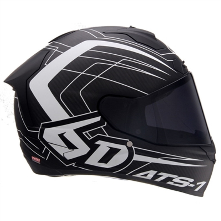 6D ATS-1R Aero Full Face Helmet - Matte Black