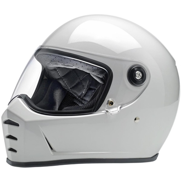 Biltwell Lane Splitter Full Face Helmet - White