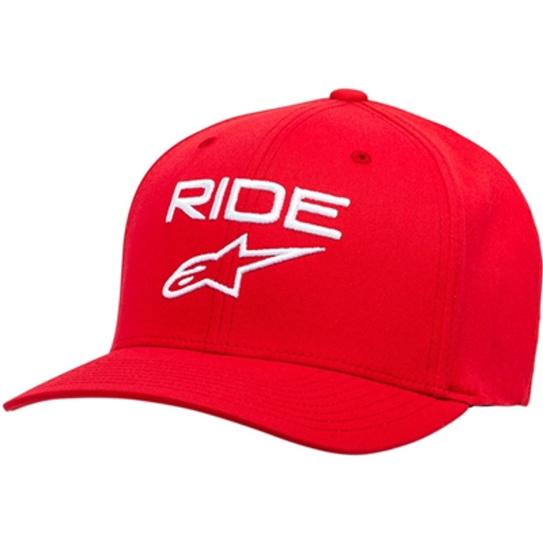 Alpinestars Ride 2.0 Flexfit Hat - Red/White