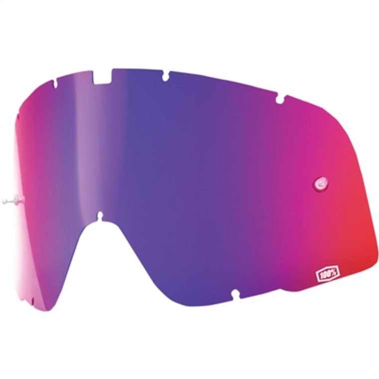 100% Barstow Replacement Lens - Red/Blue Mirror Lens