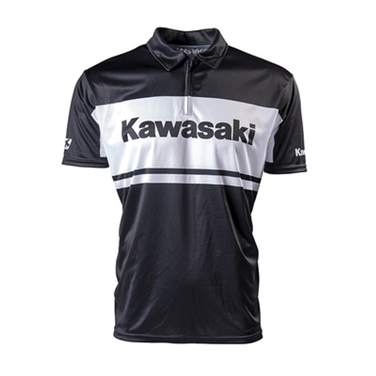 Factory Effex Kawasaki Pit Shirt - Black/White