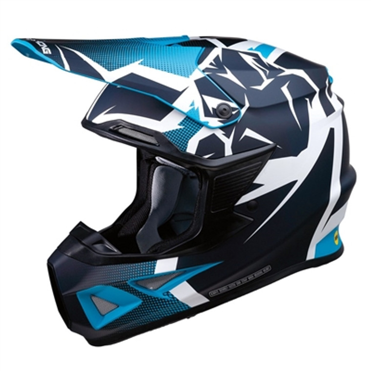 Moose Racing F.I. Agroid MIPS Offroad Helmet - Blue