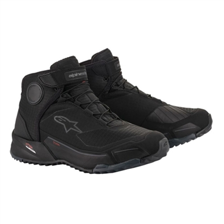 Alpinestars CR-X Drystar Riding Shoes - Black/Black