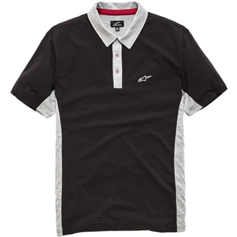 Alpinestars Championship Polo Shirt - Black/Grey