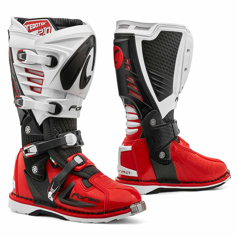 Forma Predator 2.0 Offroad Boots - Black/White/Red