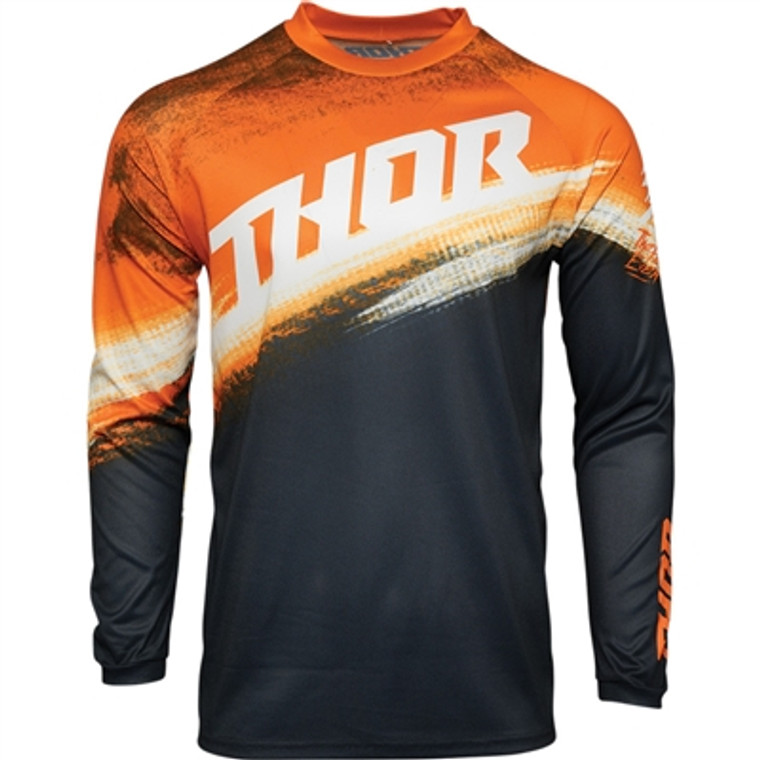 Thor 2021 Youth Sector Vapor Jersey - Orange/Midnight