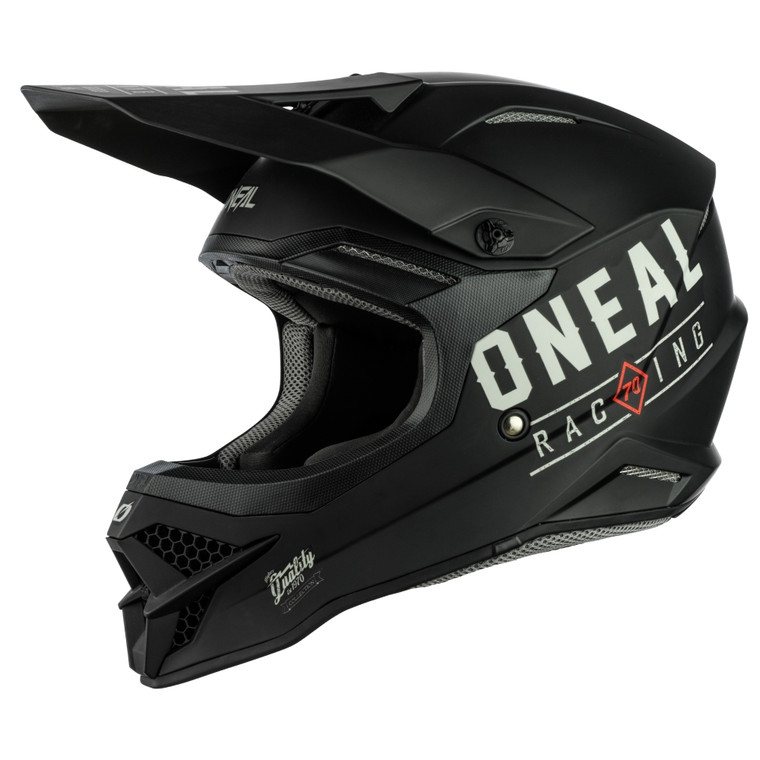 Oneal 2023 3 Series Dirt Offroad Helmet - Black/Grey