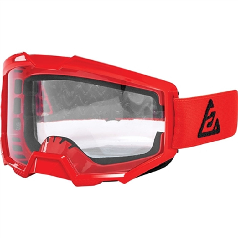 Answer Racing Youth Apex 1 Goggle - Red/Black