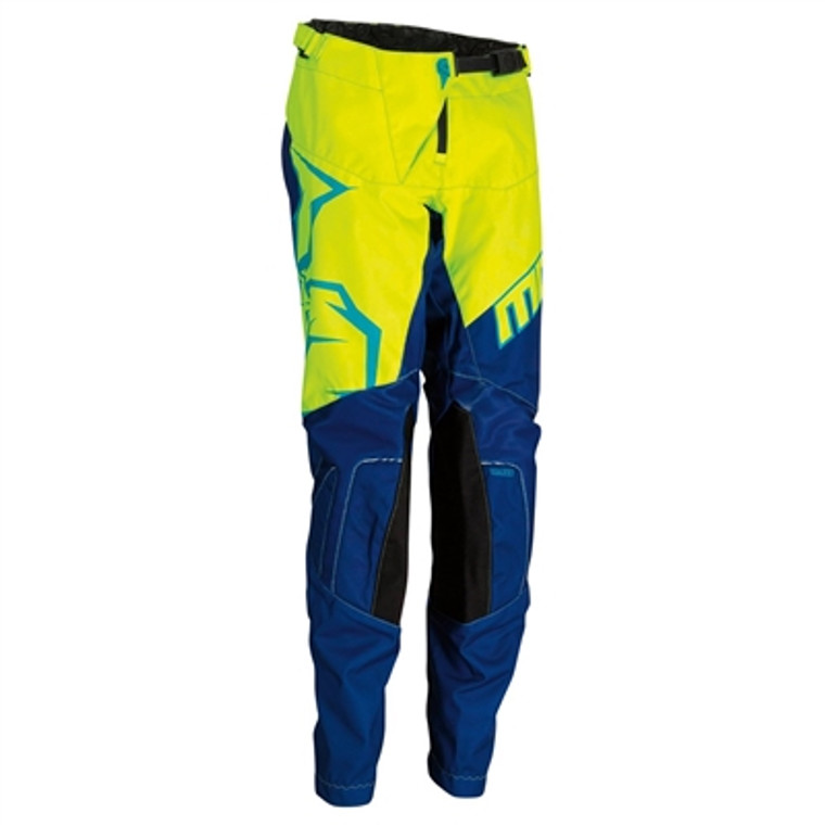 Moose Racing 2021 Youth Qualifier Pants - Navy/Yellow/Teal