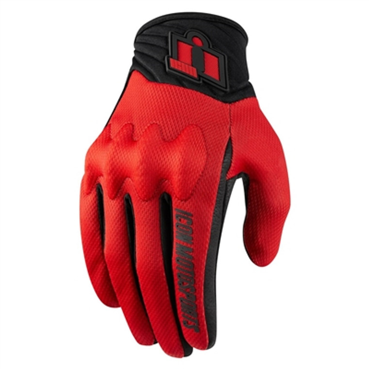 Icon Anthem 2 Gloves - Red