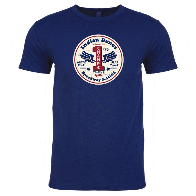 Indian Dunes Speedway T-Shirt - Navy