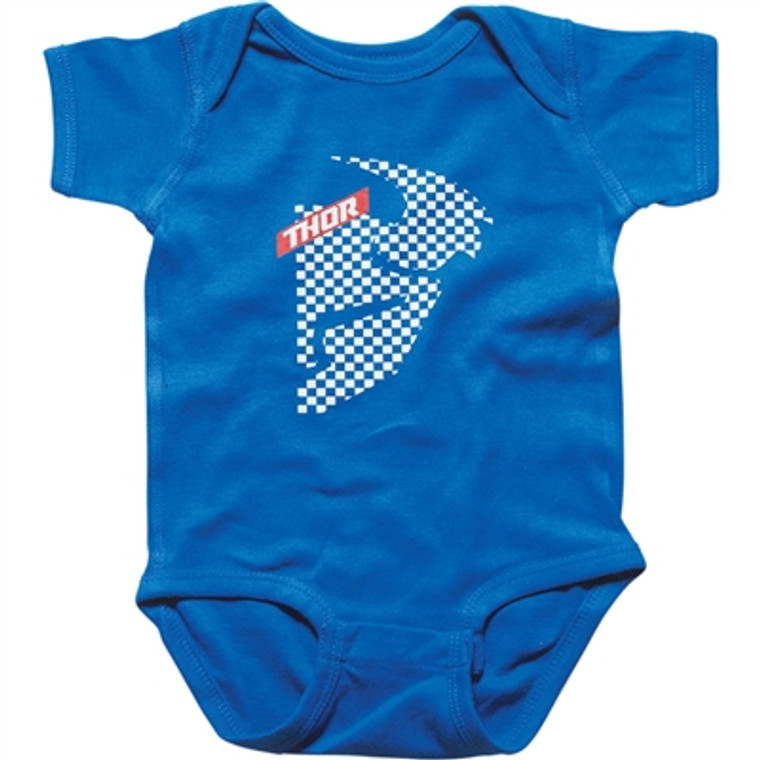 Thor Infant Supermini Headchecked Onesie - Blue