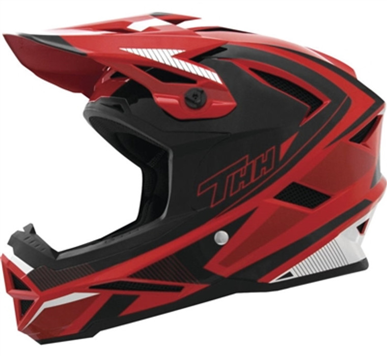 THH T-42 Acceler Bike Helmet - Acceler Red/White