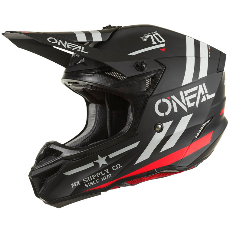 Oneal 2024 5 Series Squadron Helmet - Black/Grey