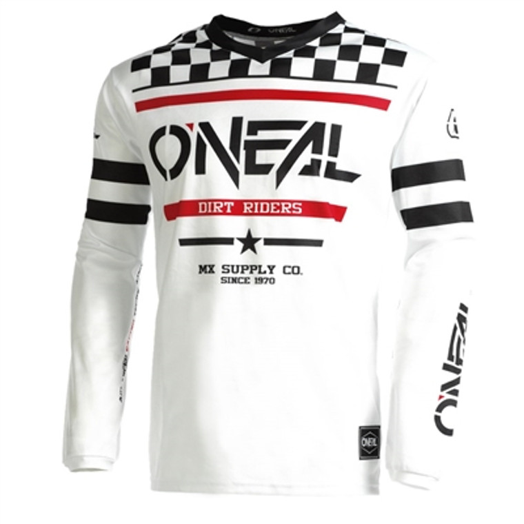 Oneal 2022 Youth Element Squadron Jersey - White/Black