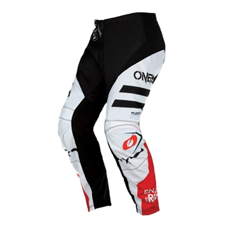 Oneal 2022 Youth Element Squadron Pant - White/Black