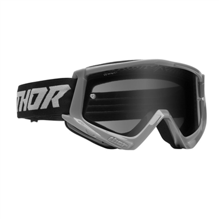 Thor Combat Racer Sand Goggle - Grey/Black