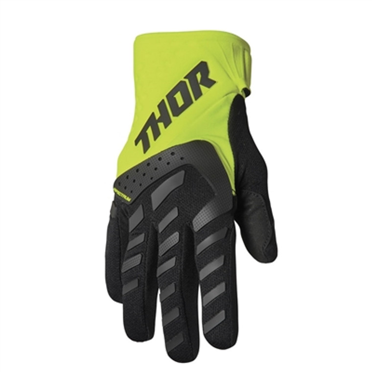 Thor 2023 Youth Spectrum Gloves - Black/Acid