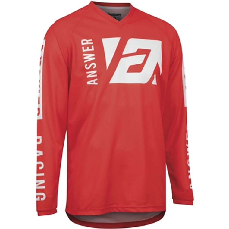 Answer Racing 2022 Youth Syncron Merge Jersey - Answer Red/White