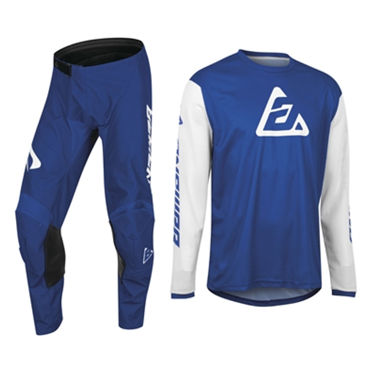 Answer Racing 2022 Youth Arkon Bold Jersey and Pant Combo - Reflex Blue/White