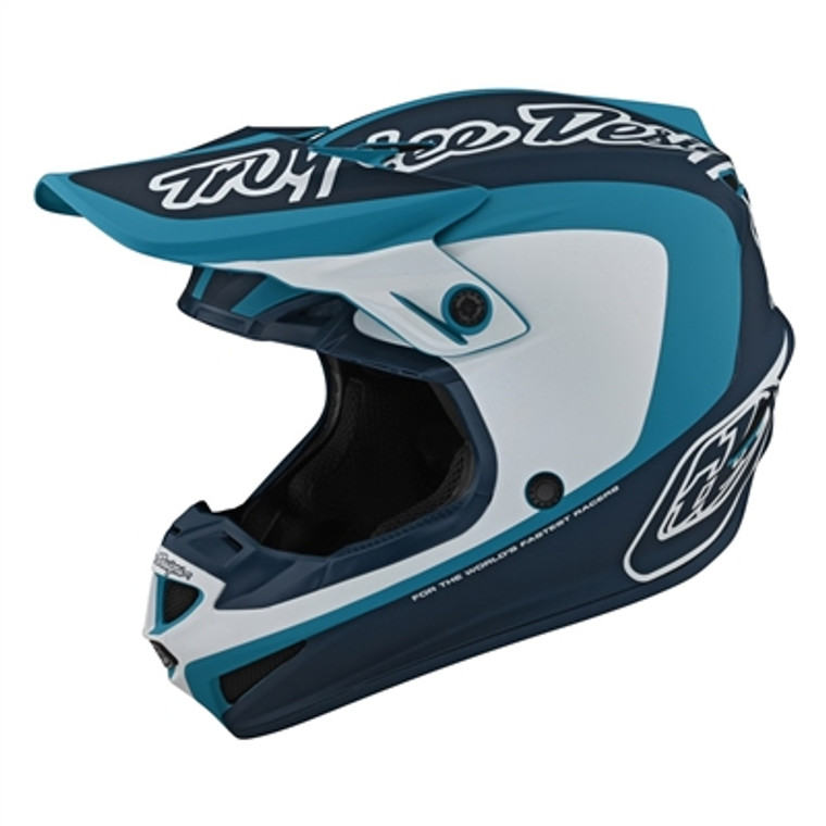 Troy Lee Designs 2022 SE4 Polyacrylite MIPS Helmet - Corsa Marine