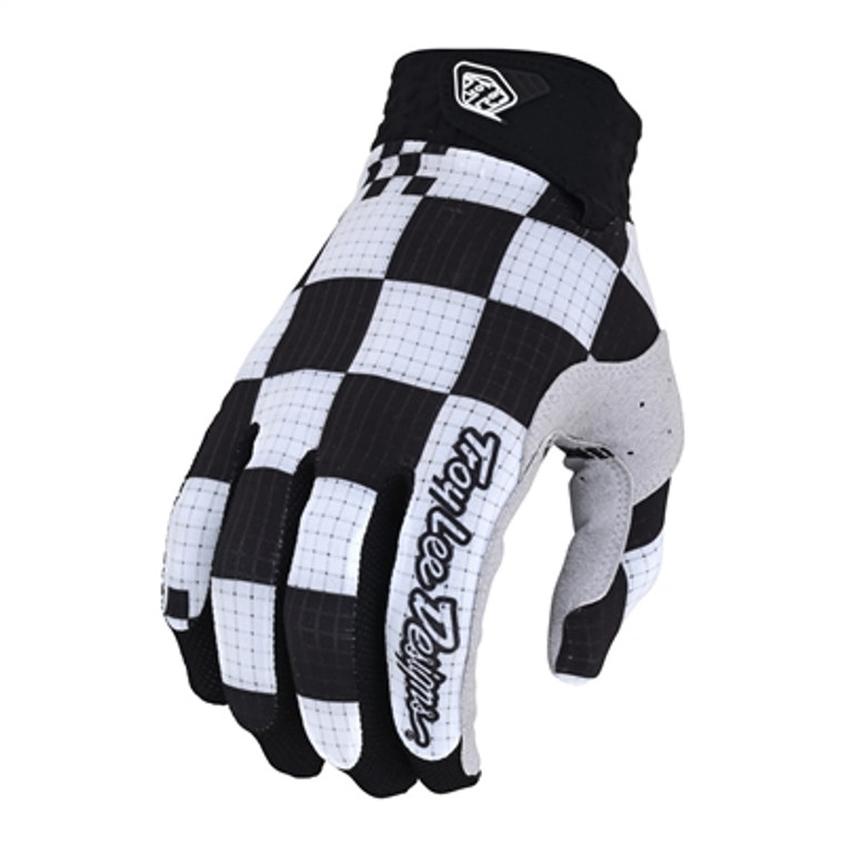 Troy Lee Designs 2022 Youth Air Gloves - Chex Black/White
