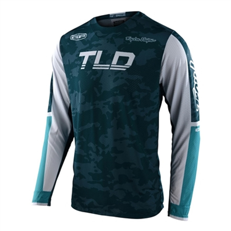 Troy Lee Designs 2022 GP Air Jersey - Veloce Camo Marine